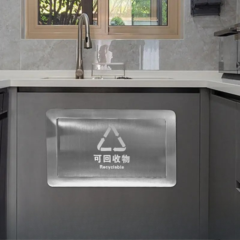 304Stainless Steel Side Open T - Commercial Kitchen Garbage Can avis et prix