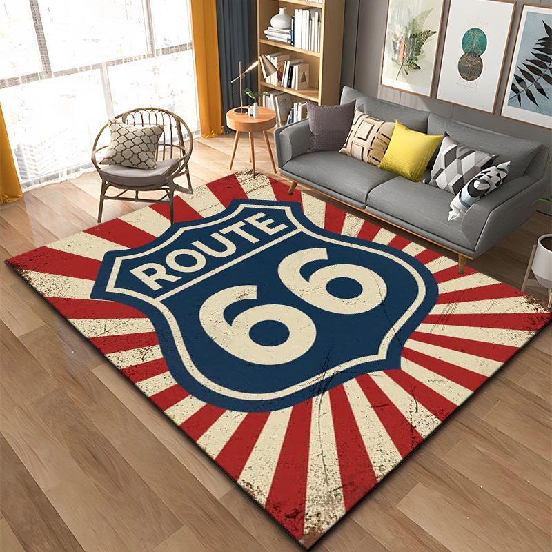 Historic Route 66 Pattern Rug  - Commercial Kitchen Mats avis et prix