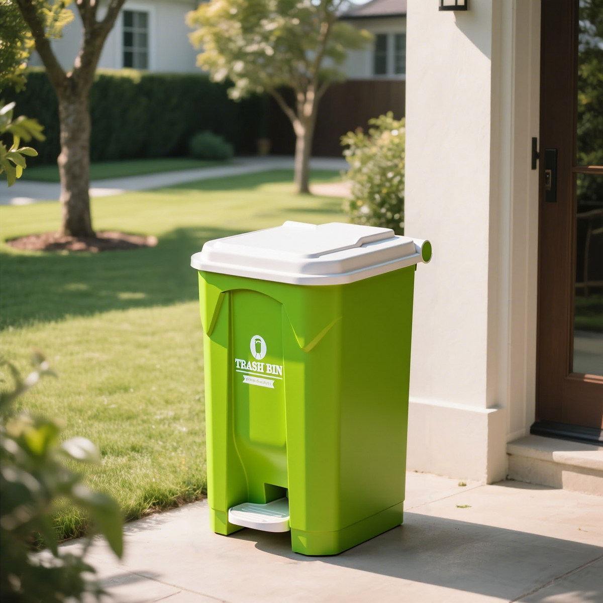 Large Outdoor Step Trash Can,  - Commercial Kitchen Garbage Can avis et prix