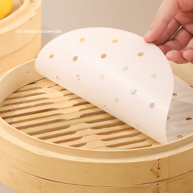 50pcs Bamboo Steamer Papers Di - Commercial Kitchen Steamer avis et prix