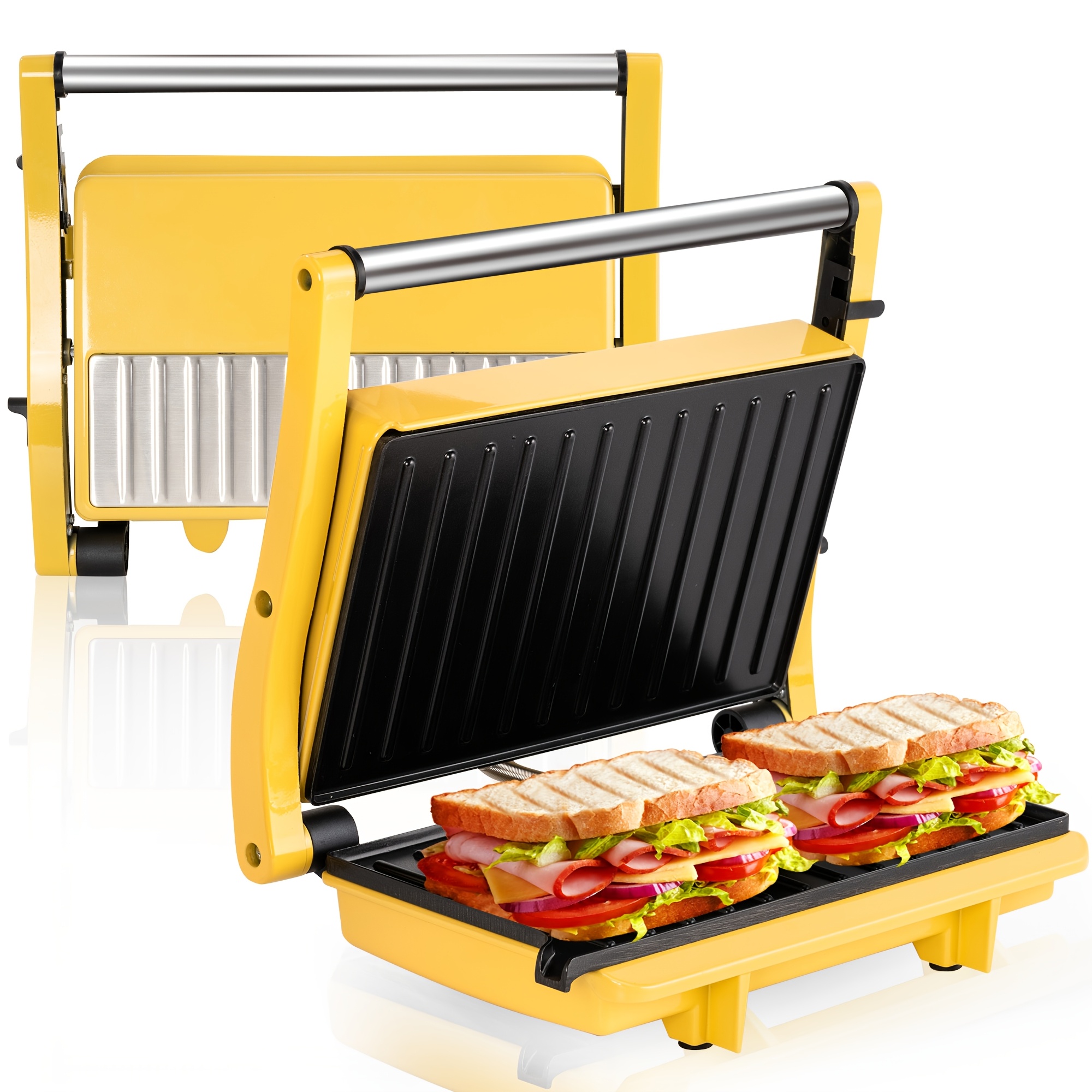 3-in-1 Electric Indoor Grill - - Sandwich Press Panini avis et prix