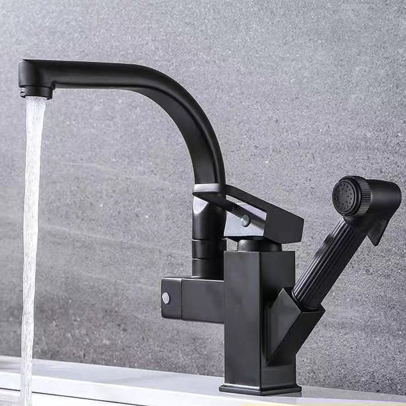 Kitchen Sink Faucet Black Pull - Commercial Kitchen Mixer Tap avis et prix