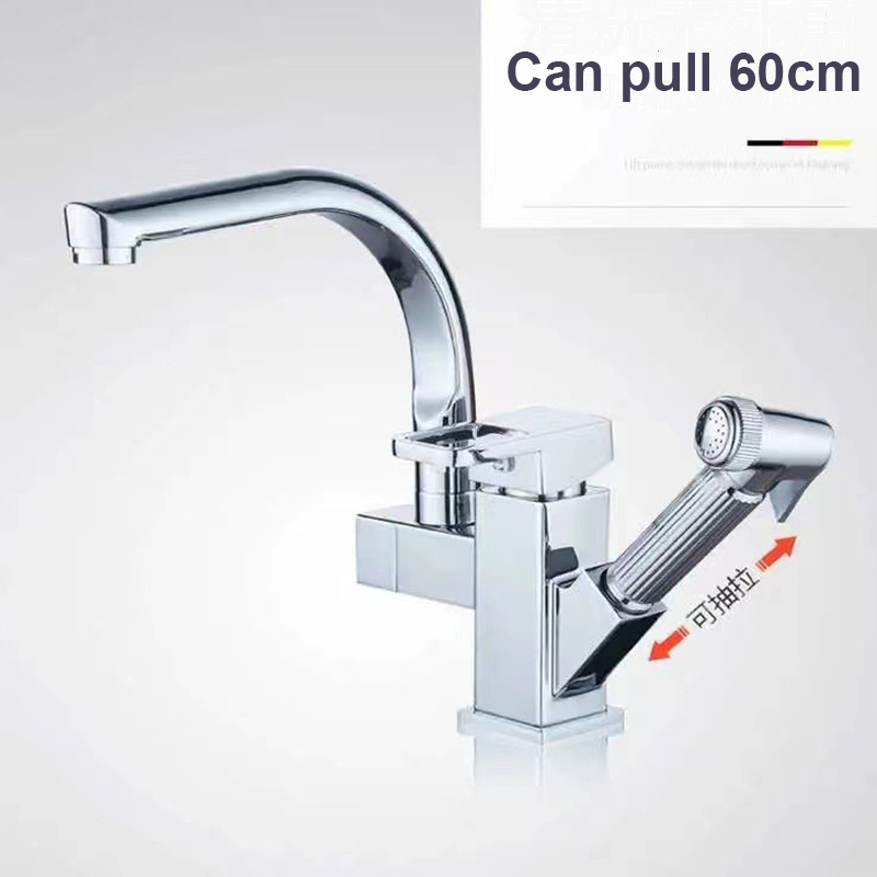 Kitchen Sink Faucet Black Pull - Commercial Kitchen Mixer Tap avis et prix