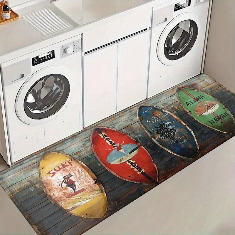 Surfboard Pattern Kitchen Hall - Commercial Kitchen Mats avis et prix