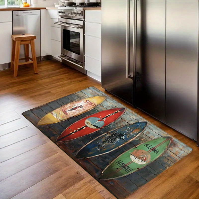 Surfboard Pattern Kitchen Hall - Commercial Kitchen Mats avis et prix