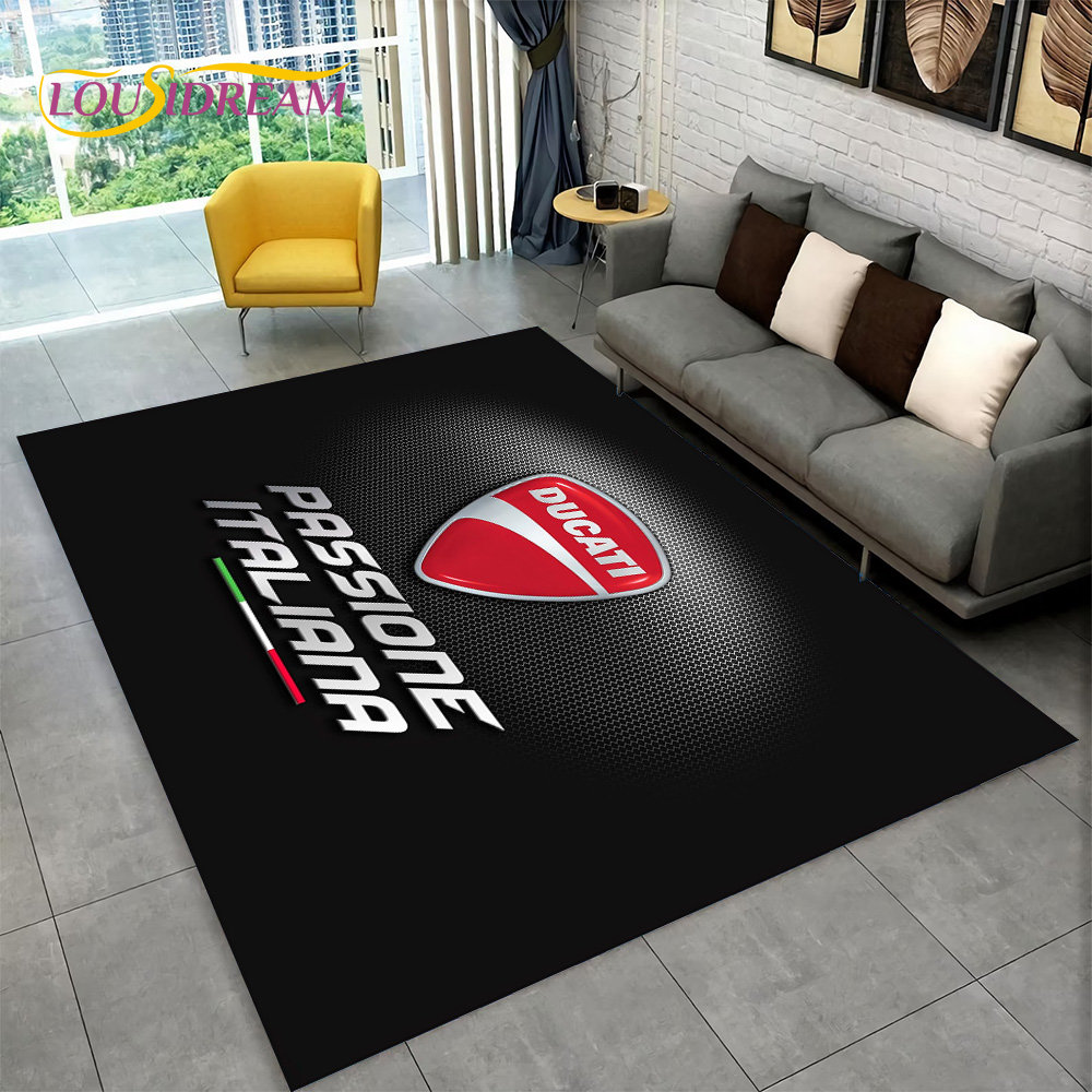 3D D-Ducati Pattern Area Rug L - Commercial Kitchen Mats avis et prix