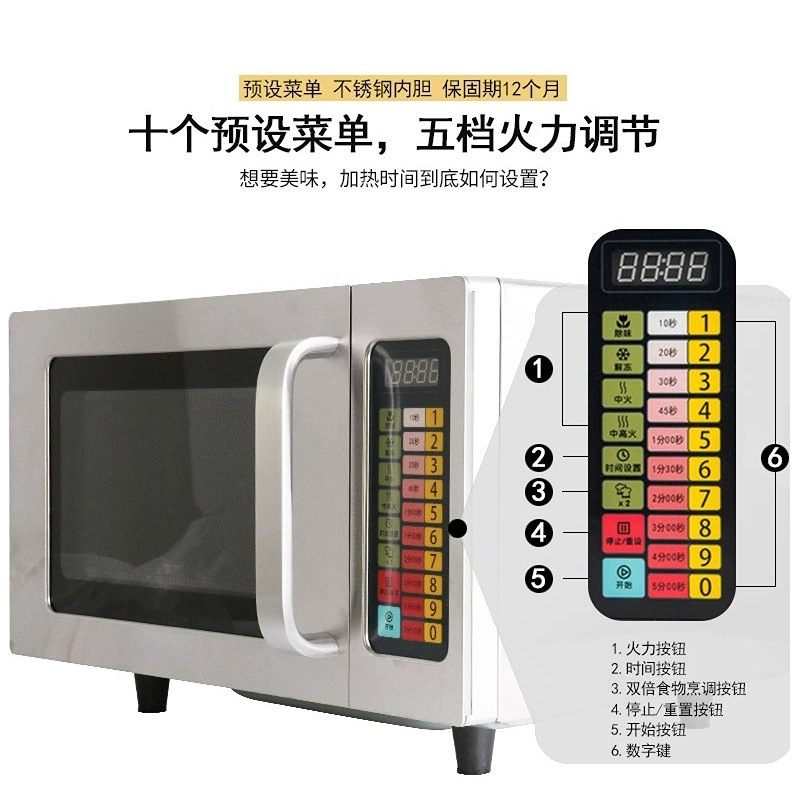 Commercial 25L Microwave Oven  - Commercial Kitchen Microwave avis et prix