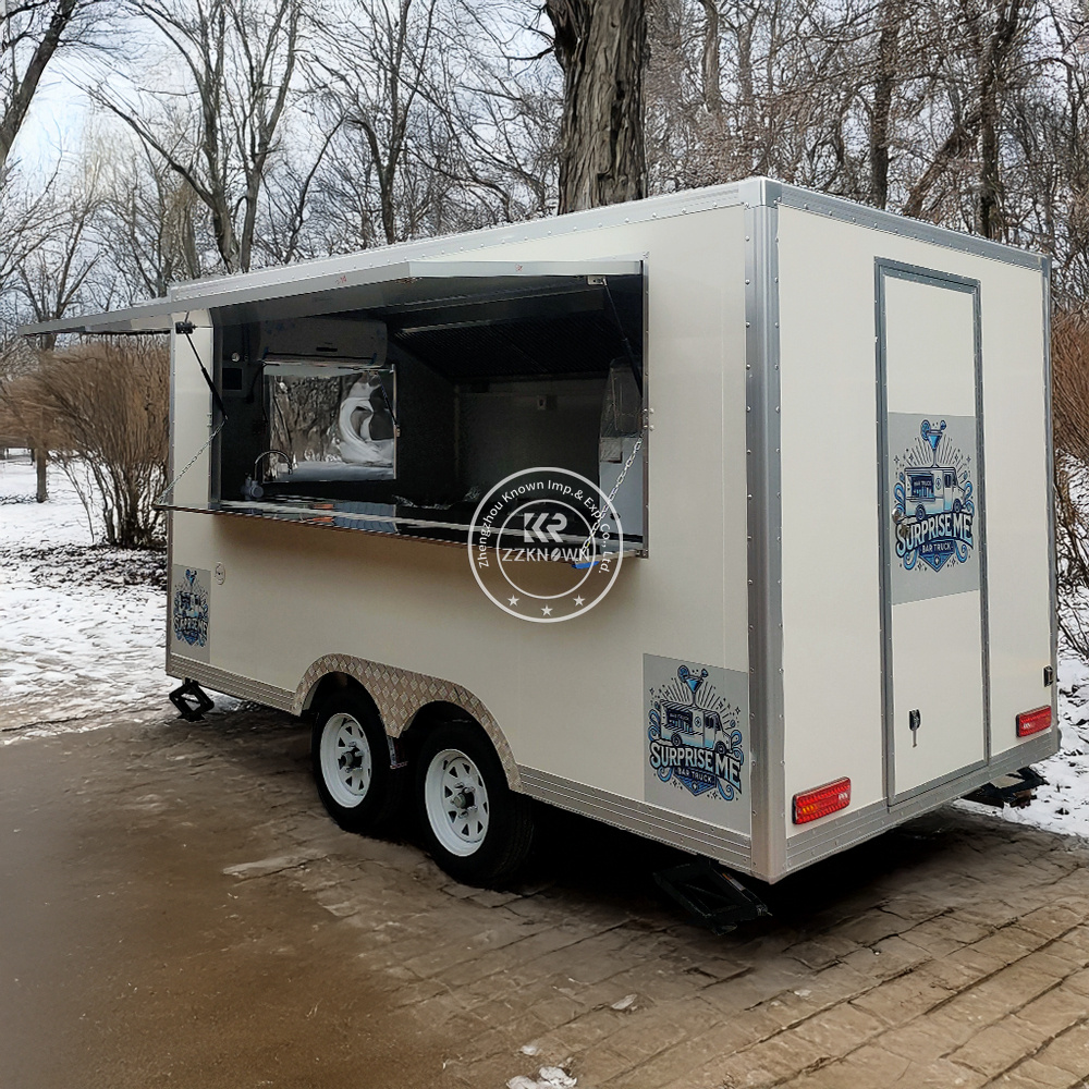 Mobile Food Truck With Full Ki - Commercial Kitchen Trailer avis et prix