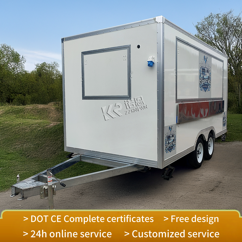 Mobile Food Truck With Full Ki - Commercial Kitchen Trailer avis et prix