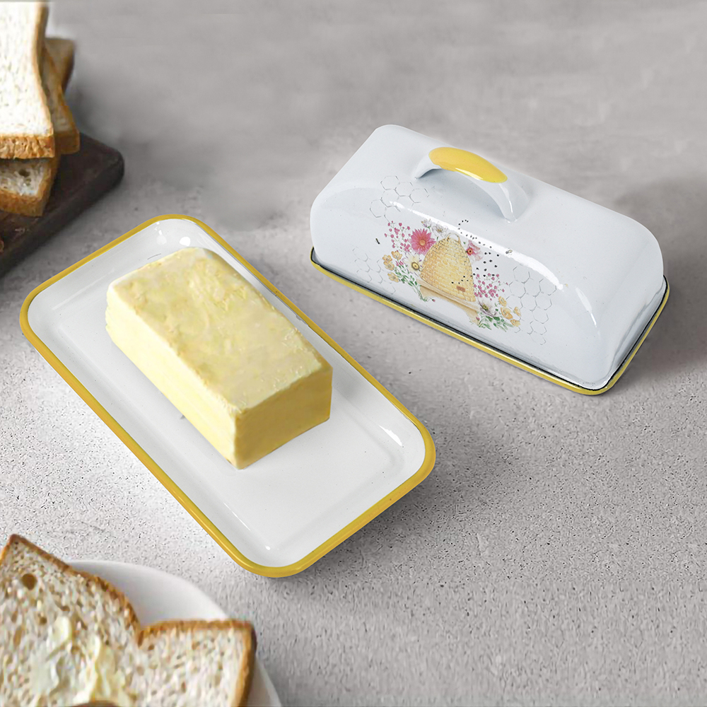 Menschy Enamel Butter Dish Che - Commercial Kitchen Setup avis et prix