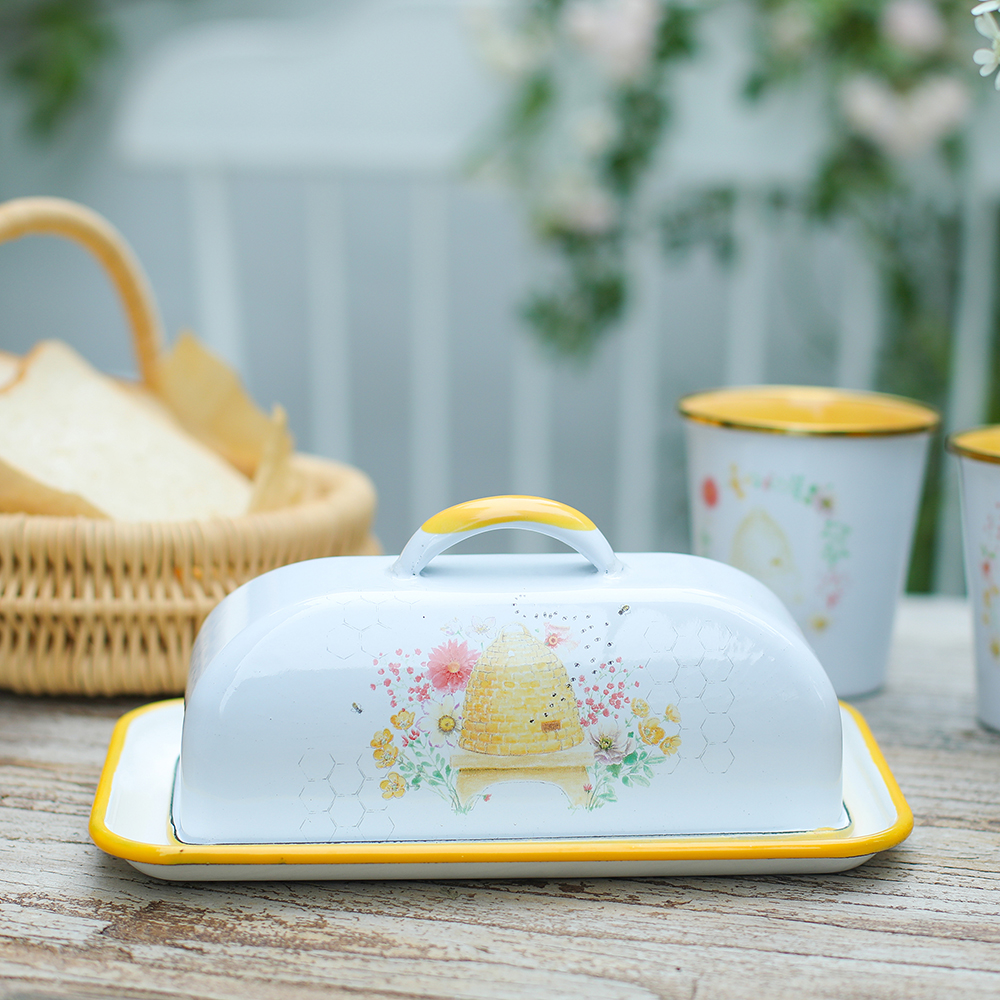 Menschy Enamel Butter Dish Che - Commercial Kitchen Setup avis et prix