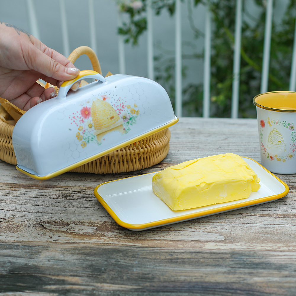 Menschy Enamel Butter Dish Che - Commercial Kitchen Setup avis et prix