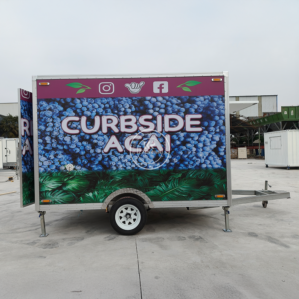 Mobile Food Cart Burger BBQ Co - Commercial Kitchen Trailer avis et prix