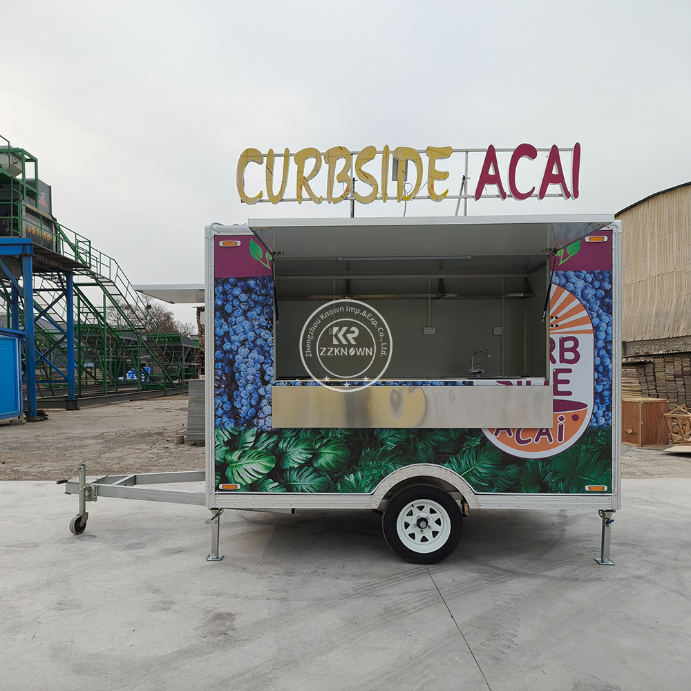 Mobile Food Cart Burger BBQ Co - Commercial Kitchen Trailer avis et prix