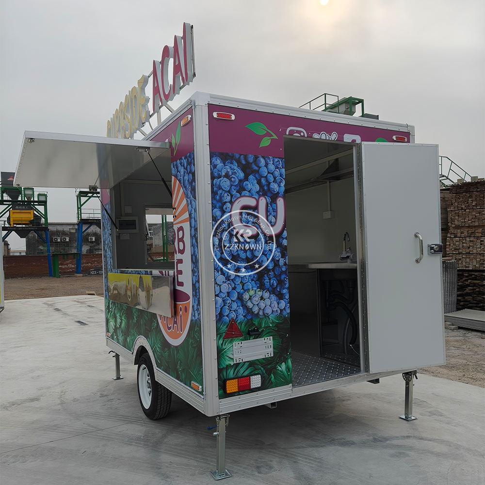 Mobile Food Cart Burger BBQ Co - Commercial Kitchen Trailer avis et prix