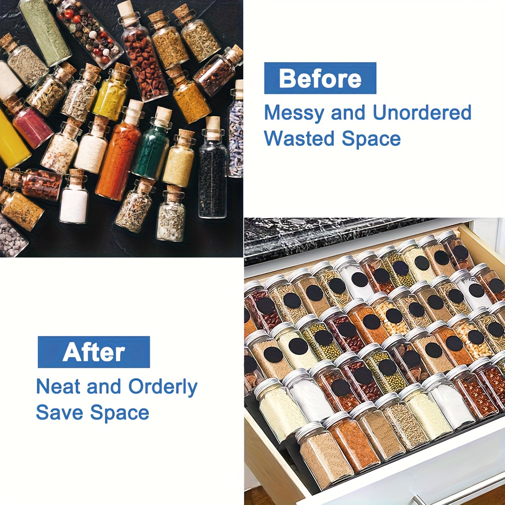6pcs Expandable Spice Drawer O - Commercial Kitchen Shelving avis et prix