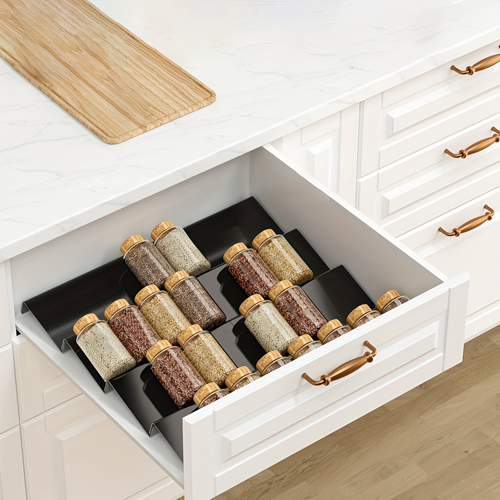 6pcs Expandable Spice Drawer O - Commercial Kitchen Shelving avis et prix