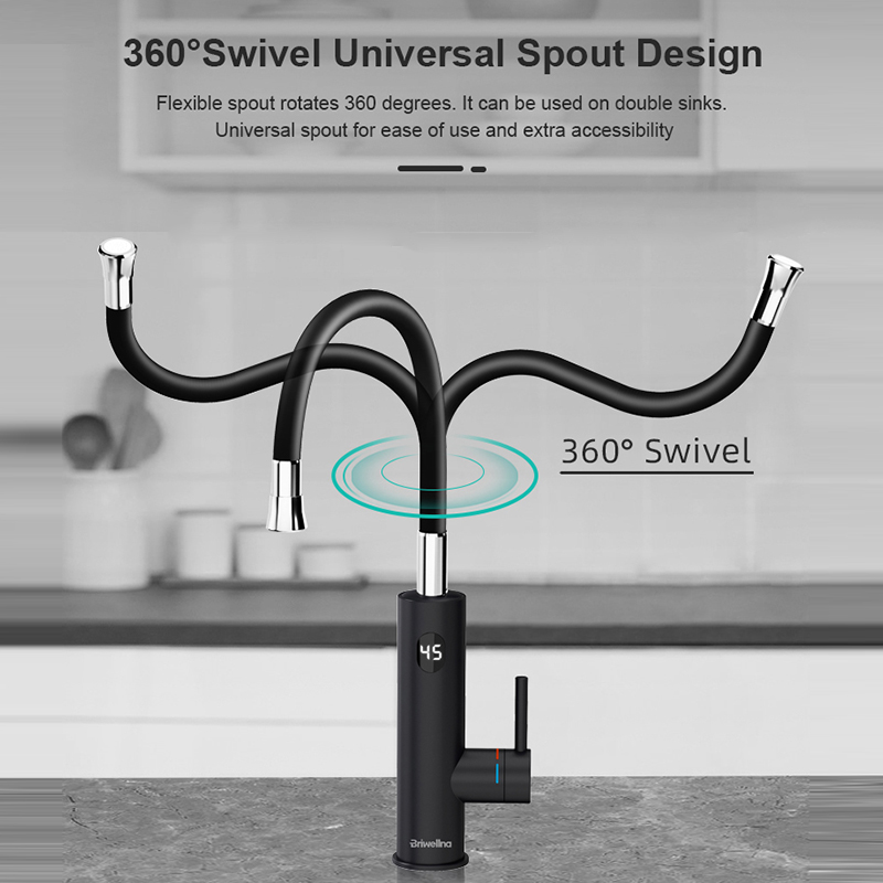 Briwellna Electric Water Heate - Commercial Kitchen Tap avis et prix
