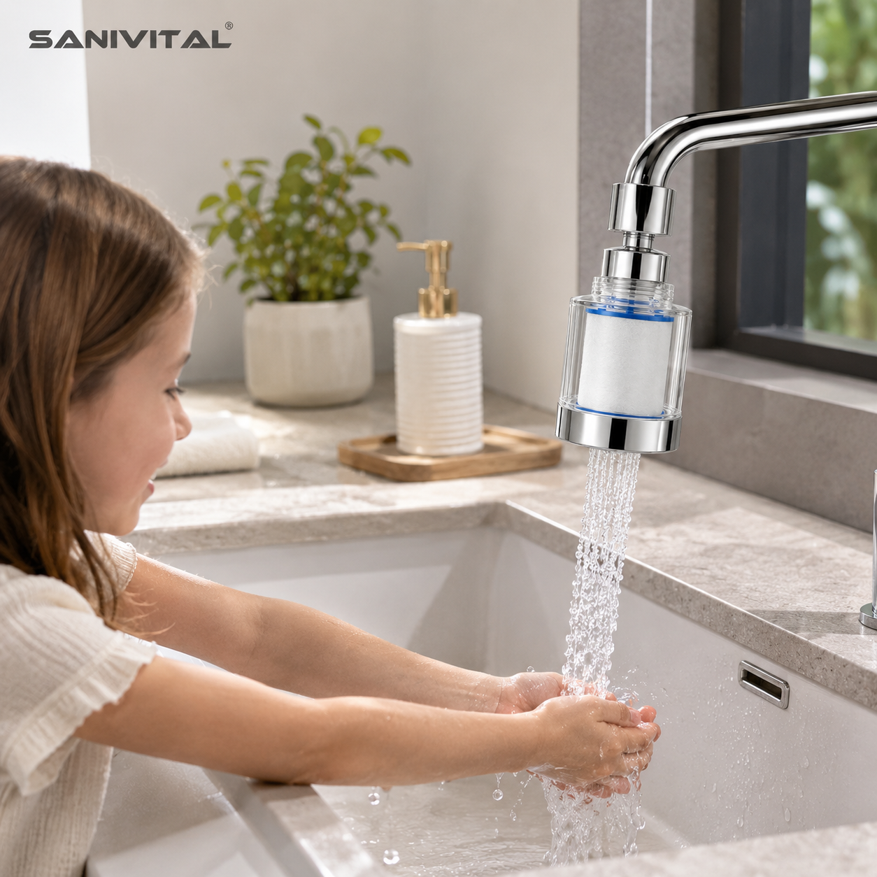 SANIVITAL Faucet Water Filter  - Commercial Kitchen Tap avis et prix