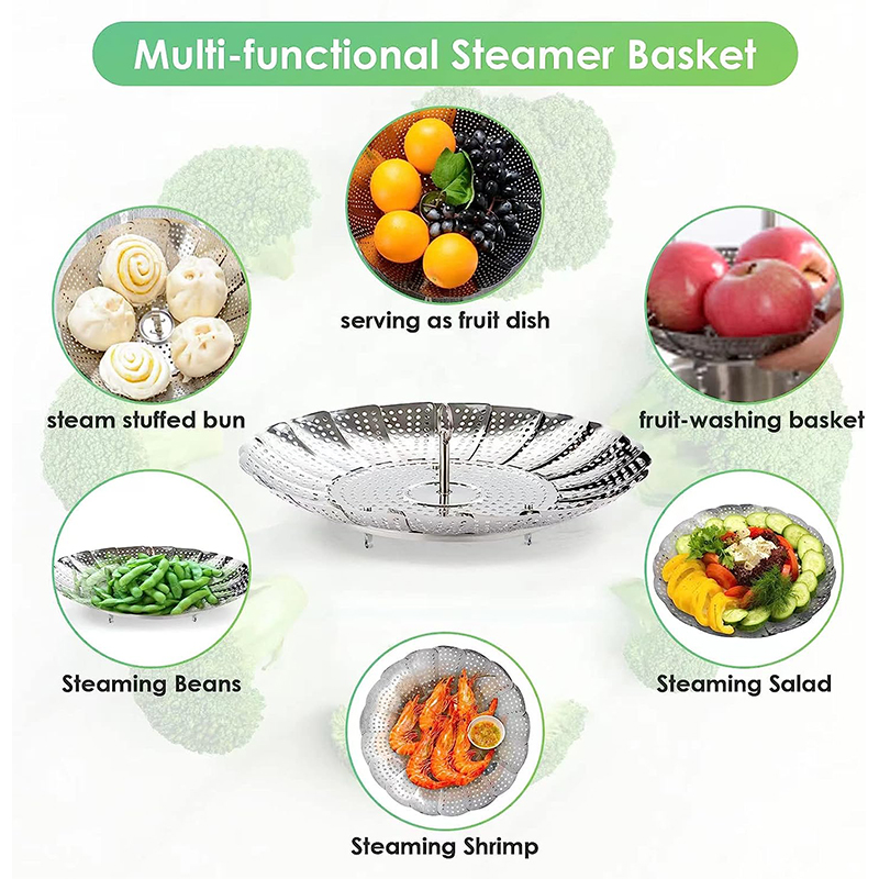 LMETJMA Expandable Stainless S - Commercial Kitchen Steamer avis et prix